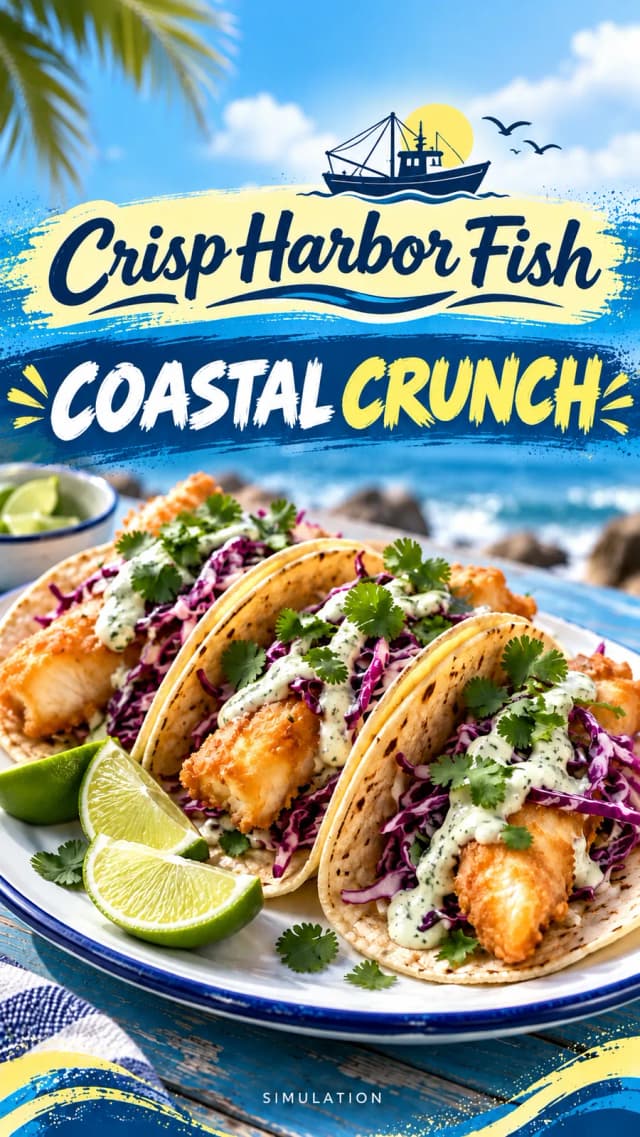 Fish taco plate — Simulation 2