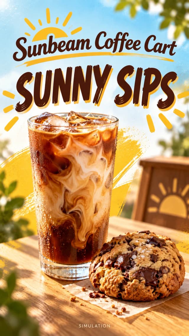 Coffee and cookie duo — Simulation 3
