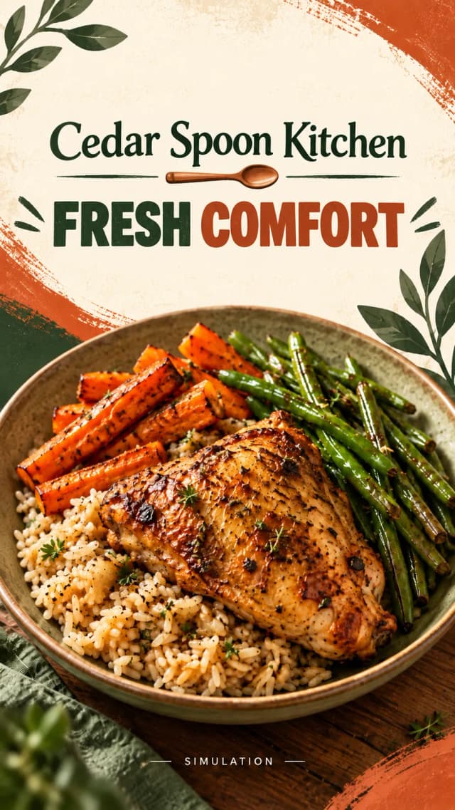 Chicken rice bowl — Simulation 3