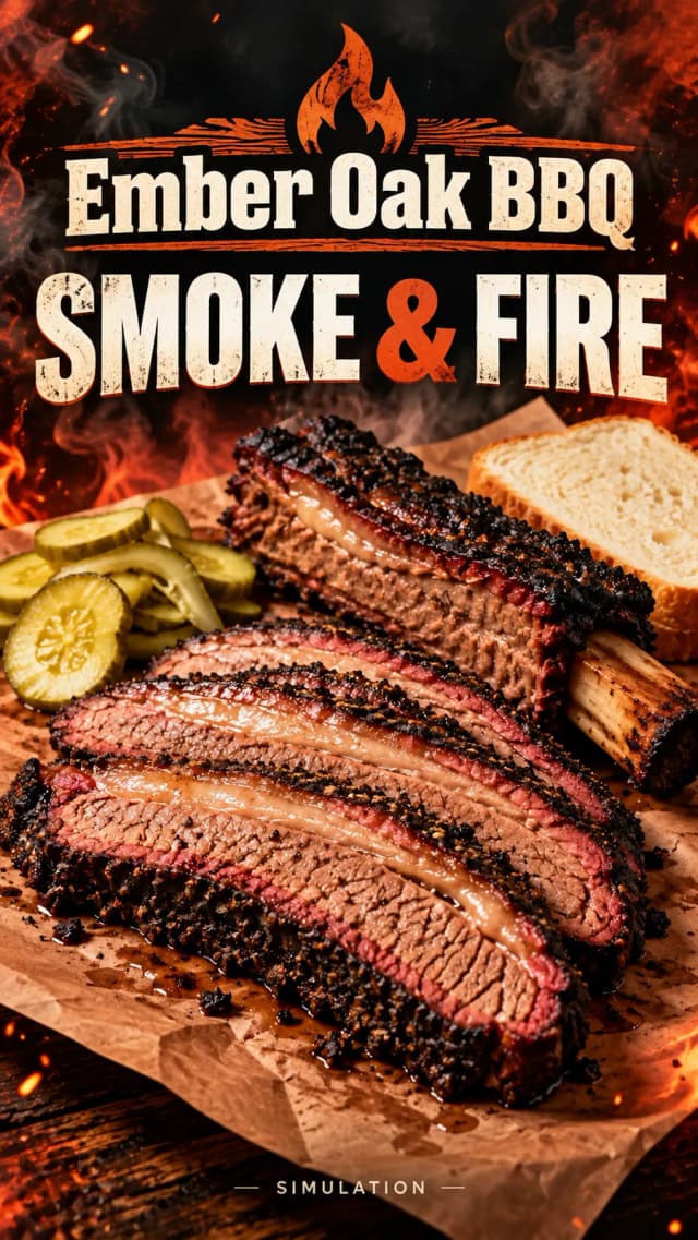 Brisket plate — Simulation 3