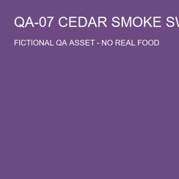 QA-07 Cedar Smoke Sweets logo