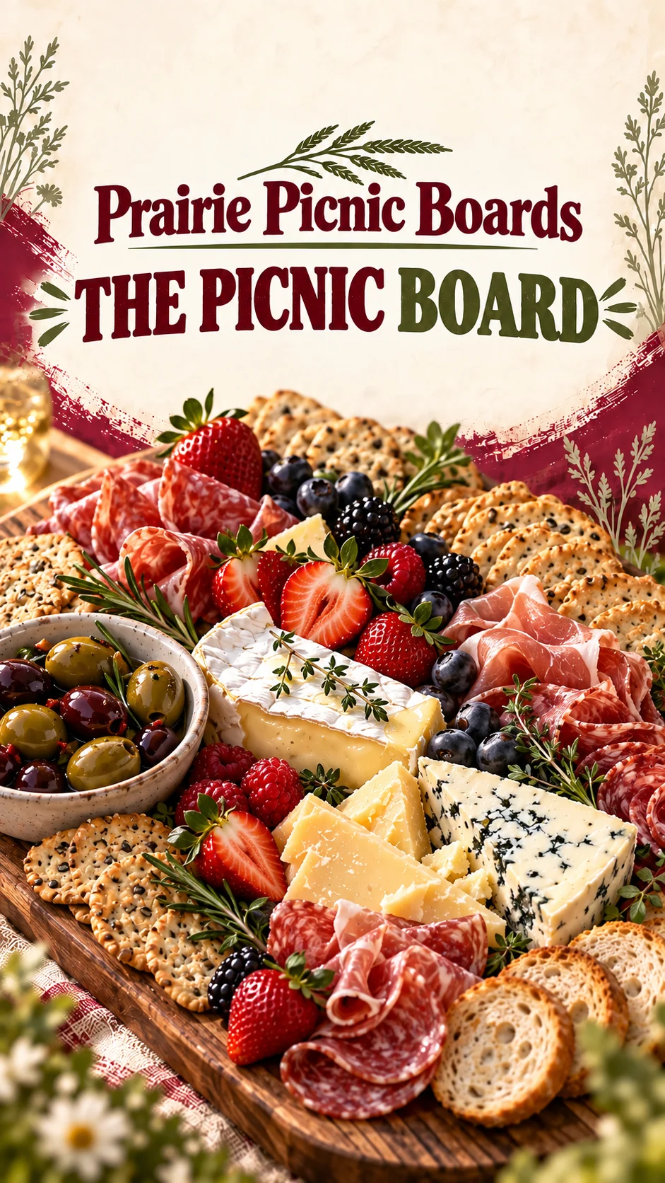 The picnic board from Prairie Picnic Boards